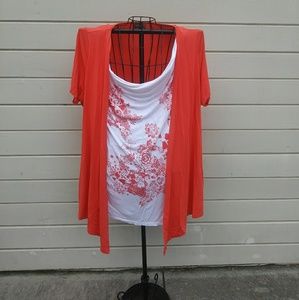 Ikebana plus size blouse